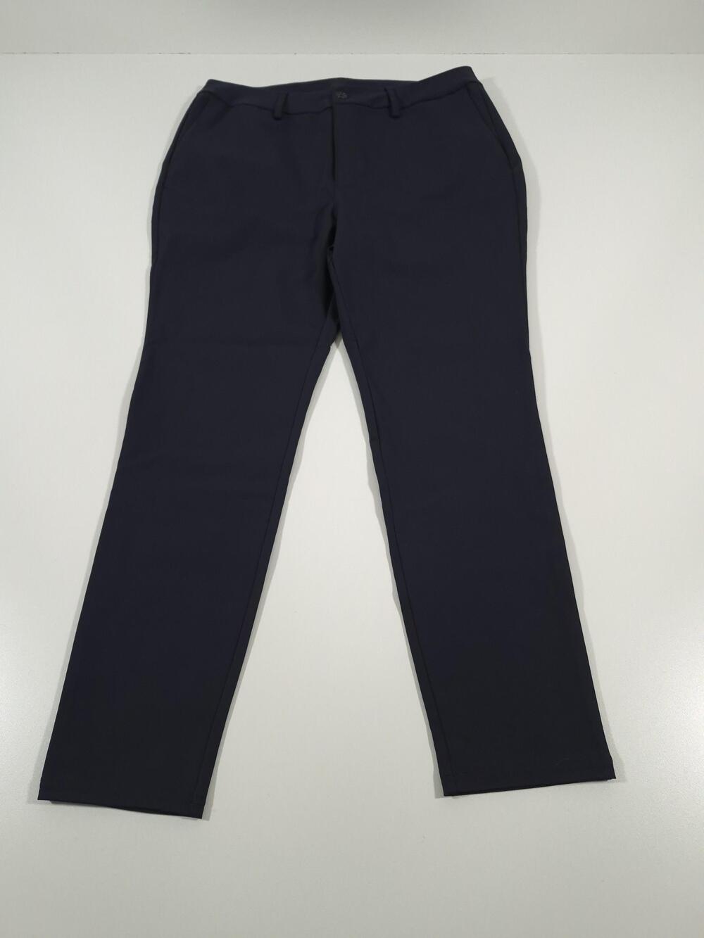 BYLT 'Everyday Pant 2.0' Mens Slim Fit Chinos Large Navy Blue Stretch Tapered